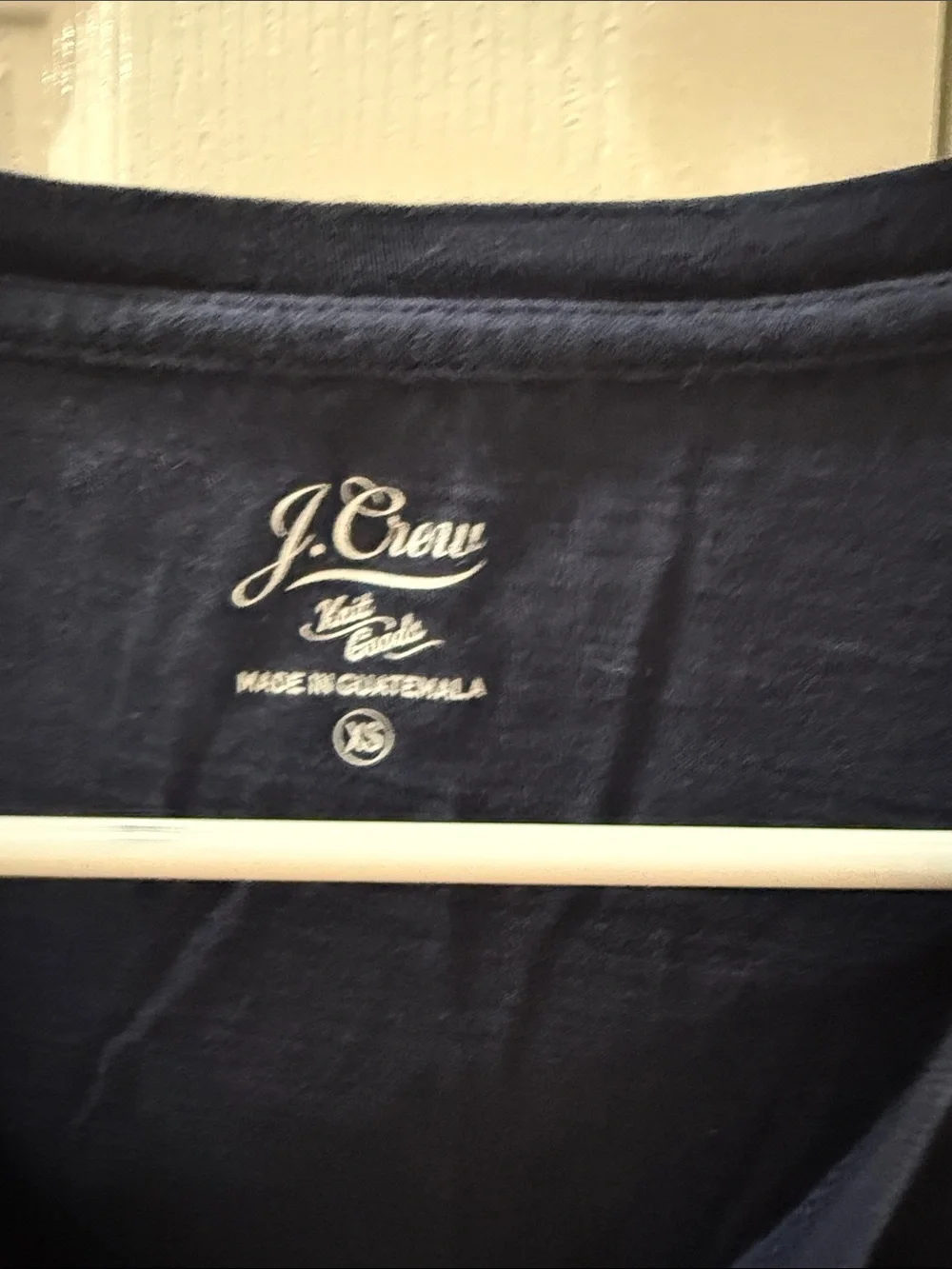 J. Crew Navy Blue 'Welcome to New York' Short Sleeve Tee